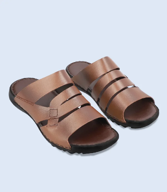 Clearance Sale On Men's Shoes BM4738-BROWN-Men Slipper