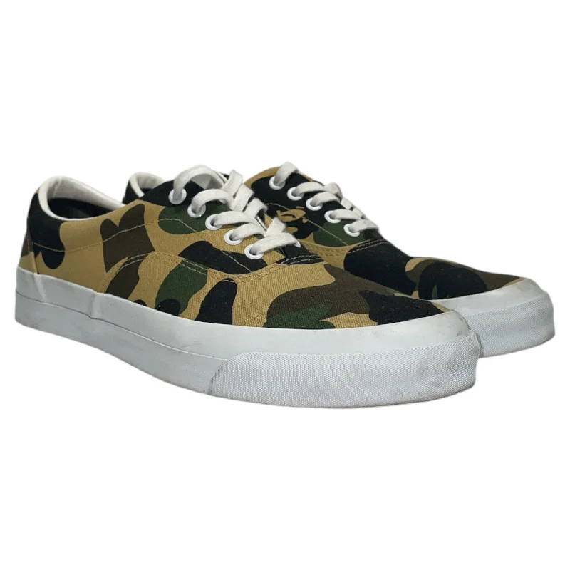 Men's Breathable Shoes BAPE/Low-Sneakers/US 8.5/Cotton/MLT/