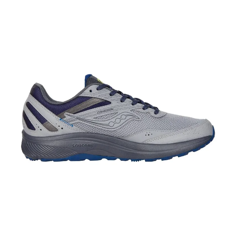 Men's Flexible Boots Saucony Men's Cohesion TR15 Trail Running Shoes - Alloy/Sapphire Men's Flexible Boots Saucony Men's Cohesion TR15 Trail Running Shoes - Alloy/Sapphire