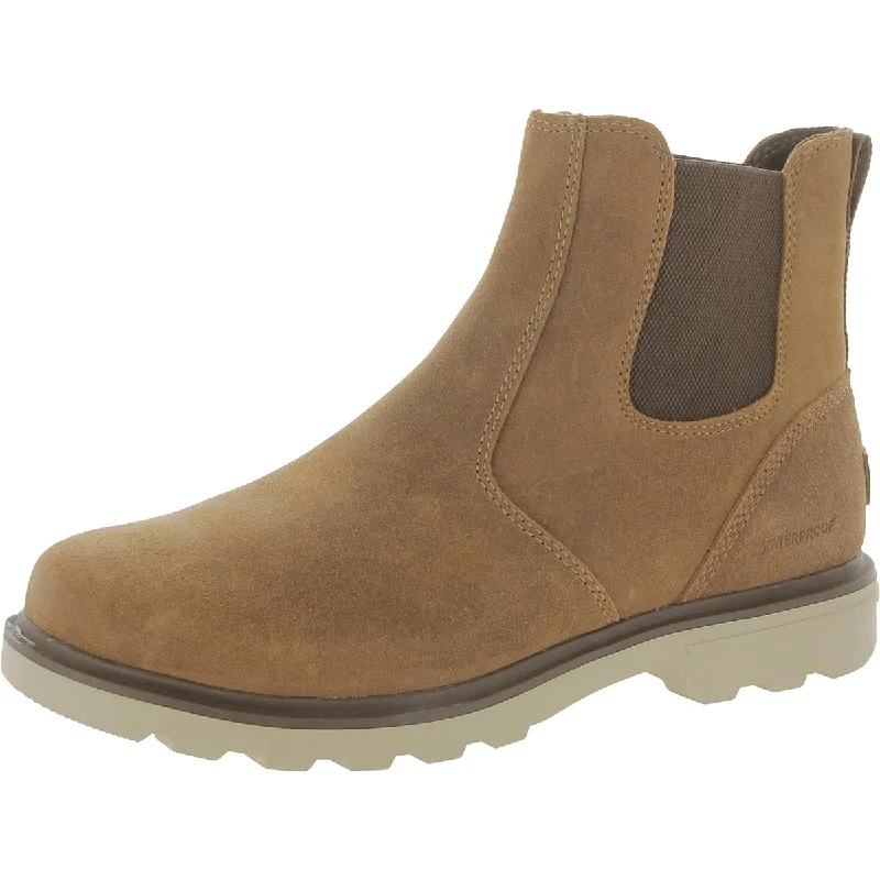 Men's Energy-Return Boots Sorel Mens Carson Suede Outdoor Chelsea Boots