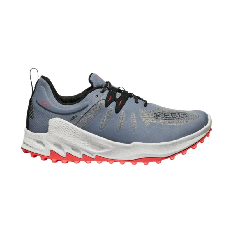 Men's Durable Boots KEEN Men's Zionic Waterproof Hiking Shoes - Steel Grey/Poppy Red Men's Durable Boots KEEN Men's Zionic Waterproof Hiking Shoes - Steel Grey/Poppy Red