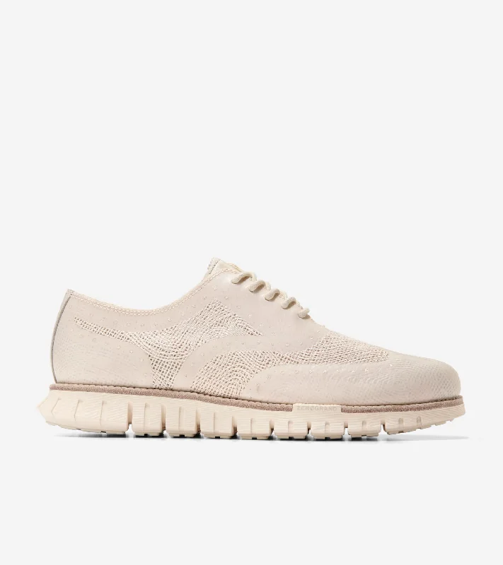 Men's Shock-Absorbing Shoes Men's ZERØGRAND Remastered Embrostitch Wingtip Oxford