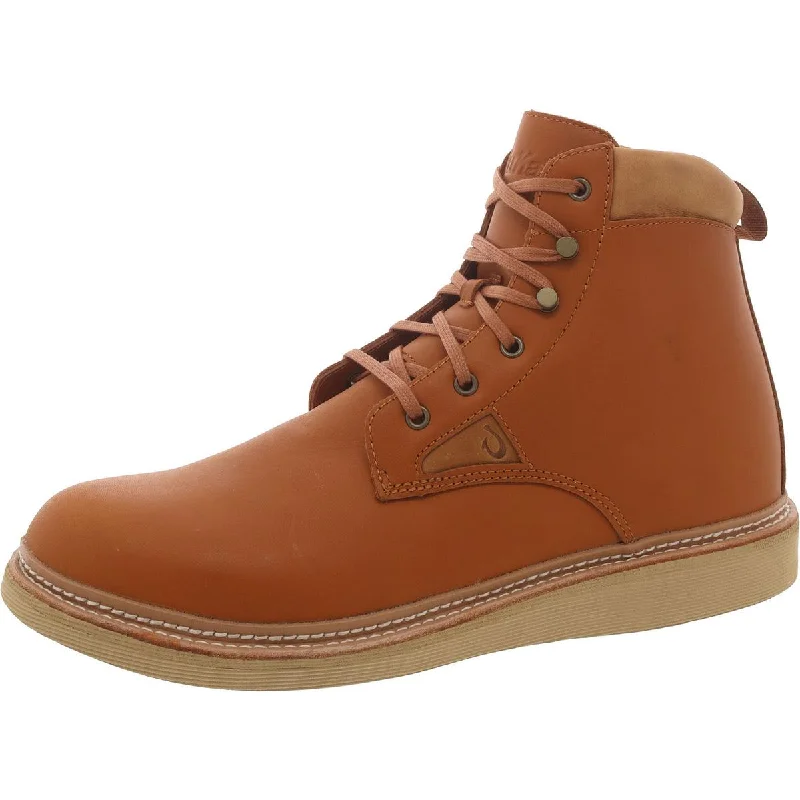 Men's Breathable Shoes OluKai Mens Kilakila Leather Water Resistant Winter & Snow Boots Men's Breathable Shoes OluKai Mens Kilakila Leather Water Resistant Winter & Snow Boots
