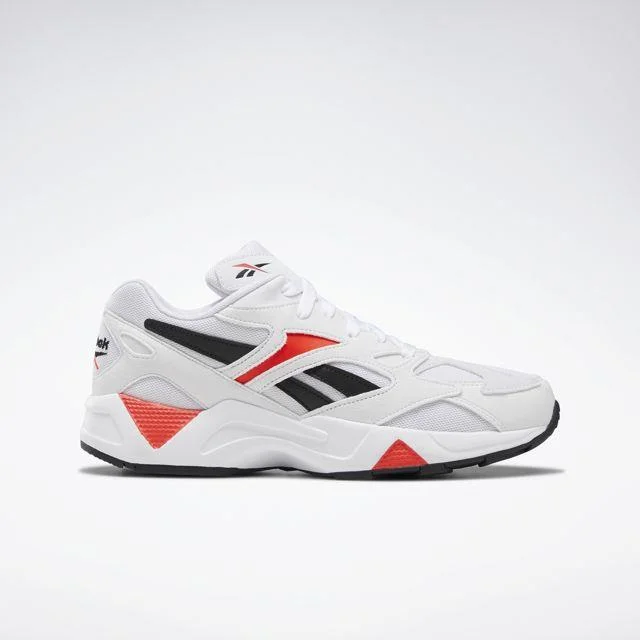 Men's Casual Boots Aztrek '96 (White + Porcelain + Neon Red)