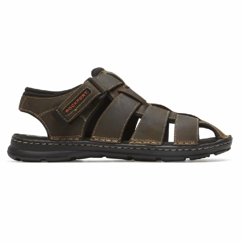 Clearance Sale On Men's Shoes Rockport  Men's Darwyn Fisher Brown M