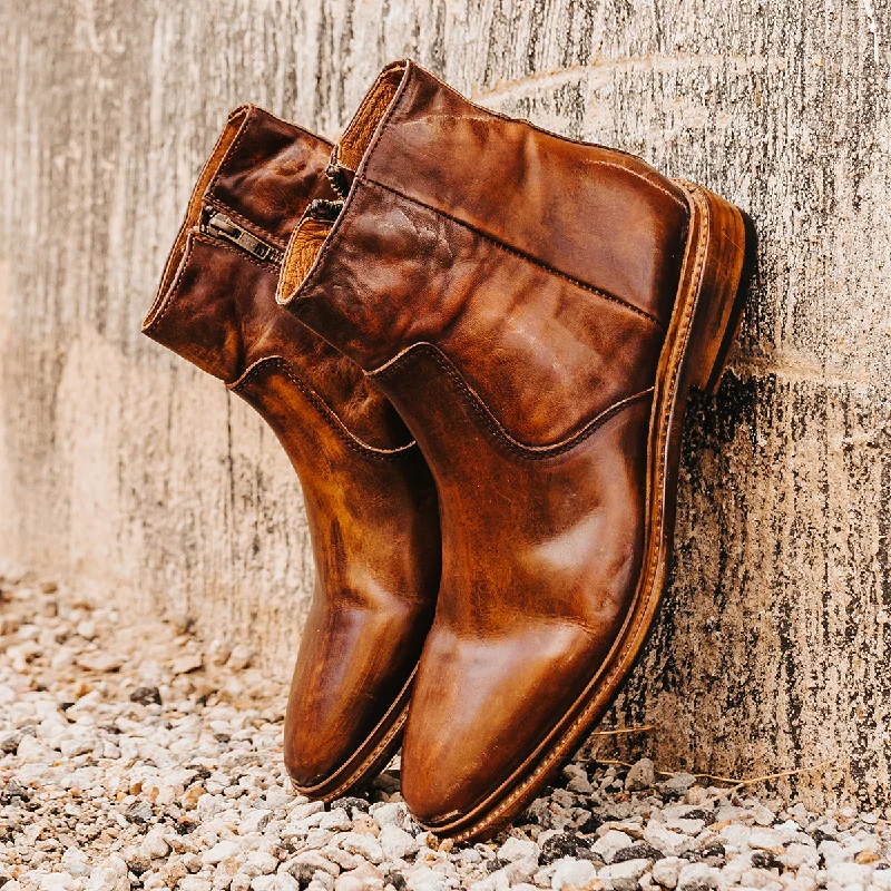 Men's Flexible Shoes Douglas - Cognac