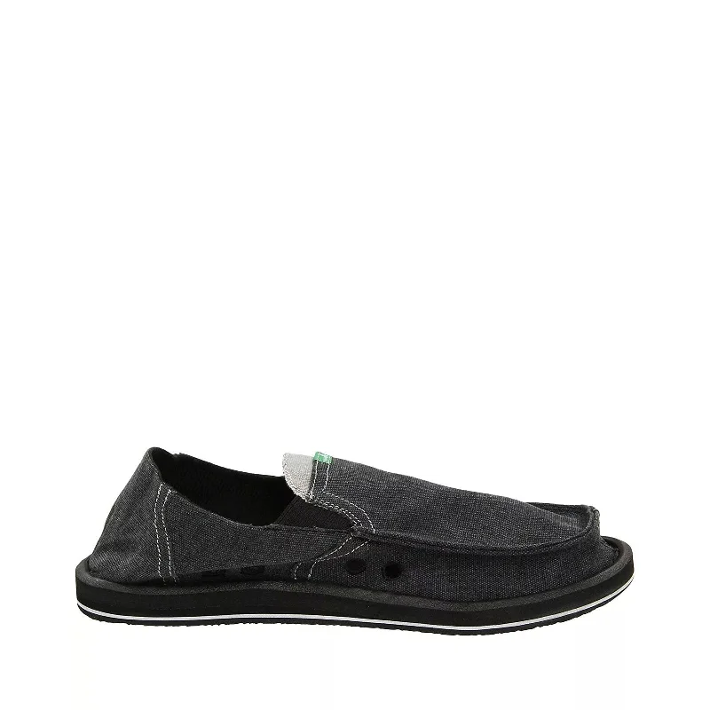 Men's Waterproof Boots Men's Shoes Sanuk PICK POCKET Slip On Sidewalk Surfer Loafers SMF1032 CHARCOAL Men's Waterproof Boots Men's Shoes Sanuk PICK POCKET Slip On Sidewalk Surfer Loafers SMF1032 CHARCOAL