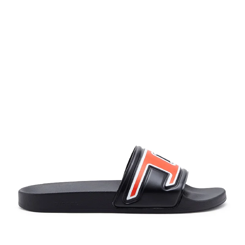 Early Access To Discounted Designer Shoes Diesel Men's Sa-Mayemi D Sandals in Black/Red