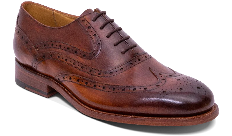 Men's Modern Shoes Liffey - Hand Brushed Brown