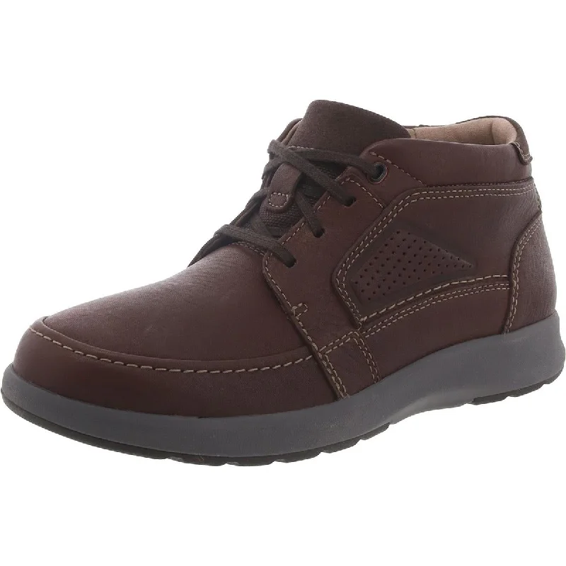 Men's Casual Boots Clarks Mens Un Trail Limit Leather Ankle Chukka Boots