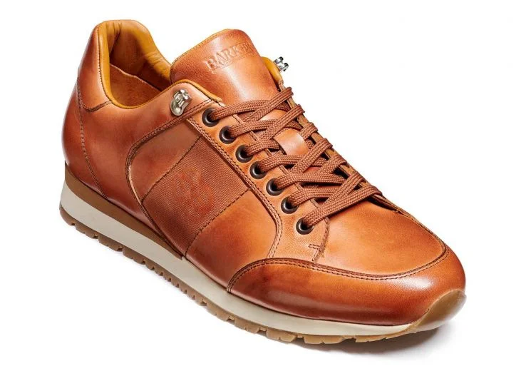 Men's Premium Shoes Barker Seb Sneakers - Antique rosewood Calf