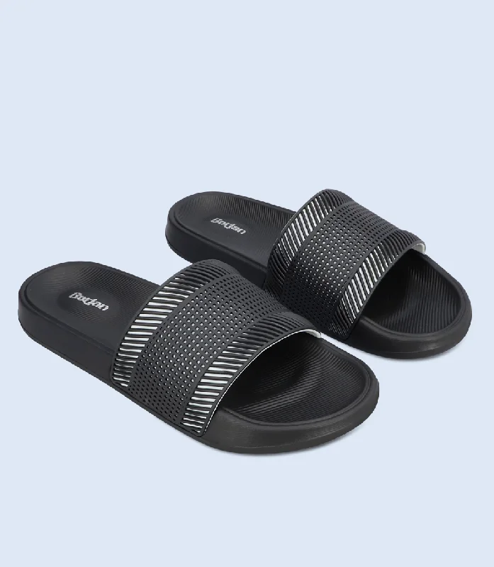 Men's Waterproof Shoes BM6635-BLACK-Men Slipper