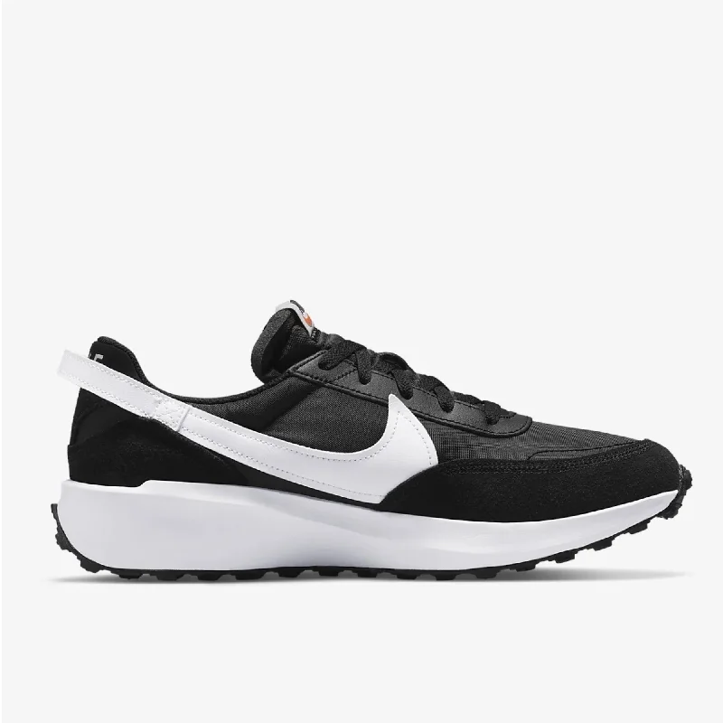 Men's Versatile Shoes Waffle Debut Sneaker (Black + White)
