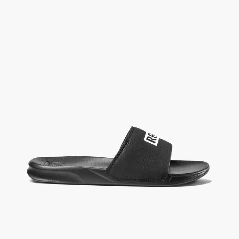 Get The Best Deals On Breathable Shoes Today Reef  Men's Reef One Slide Black M