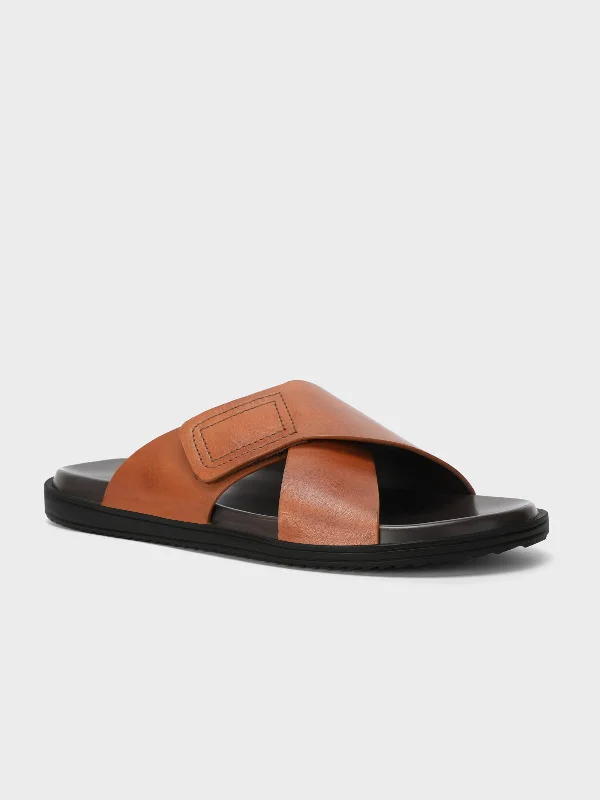 Men's Shock-Resistant Shoes Mens "PERCY" Casual Open Toe Slippers