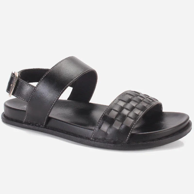 Stylish Shoes For Men Men "VARGO" Leather Designer Summer Flat Sandals