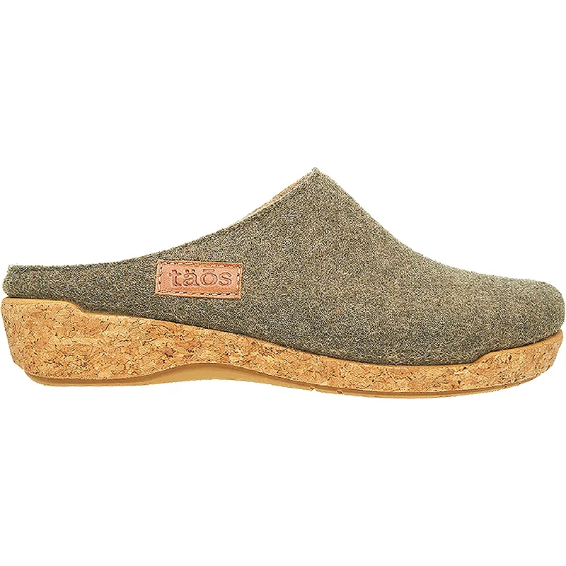 Men's Fashionable Boots Women's Taos Woollery Olive Wool