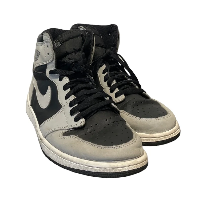 Men's All-Day Wear Boots NIKE/Hi-Sneakers/US 11/Leather/GRY/Jordan 1 Shadow