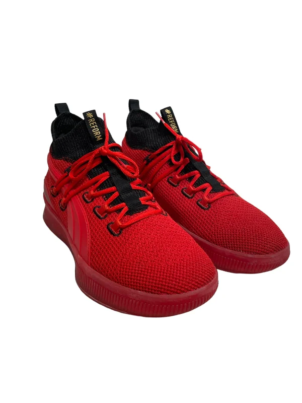 Men's Shock-Absorbing Shoes PUMA/Low-Sneakers/US 9.5/RED/