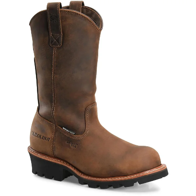 Men's Breathable Shoes Carolina Mens Well X Logger Comp Toe Waterproof Slip On Work & Safety Boots