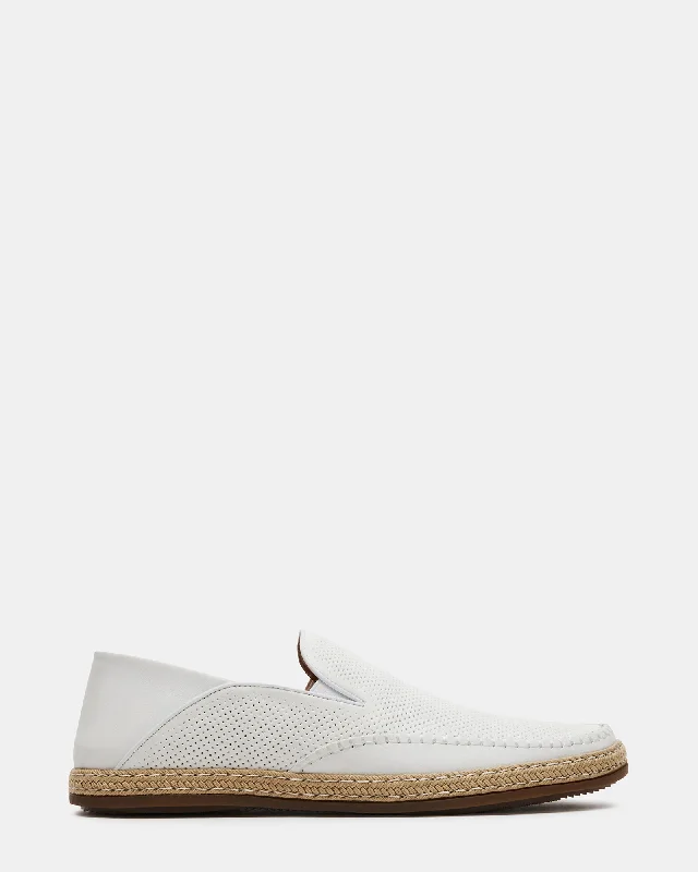 Huge Savings On Trendy Shoes CAYDENN WHITE LEATHER