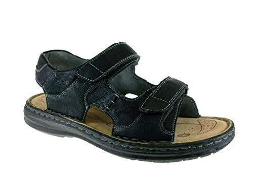 Men's Minimalist Boots J's Awake Men's Locus-83 Open Toe Comfort Sandals