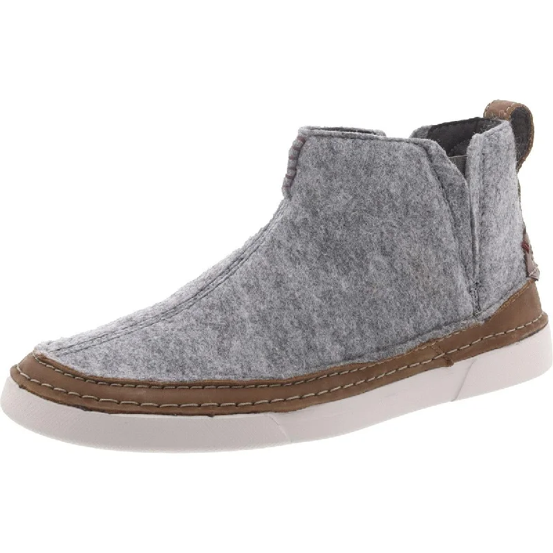 Men's Lightweight Boots Clarks Mens Gereld Easy Leather Ankle Chukka Boots