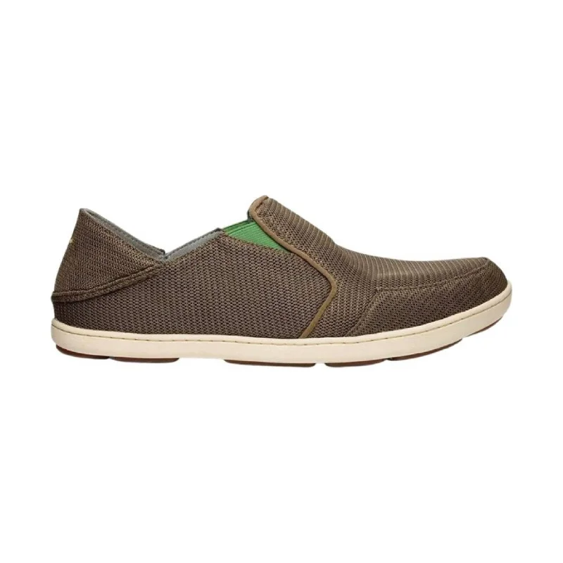 Men's Moisture-Wicking Boots OluKai Men's Nohea Mesh - Mustang Lime Peel