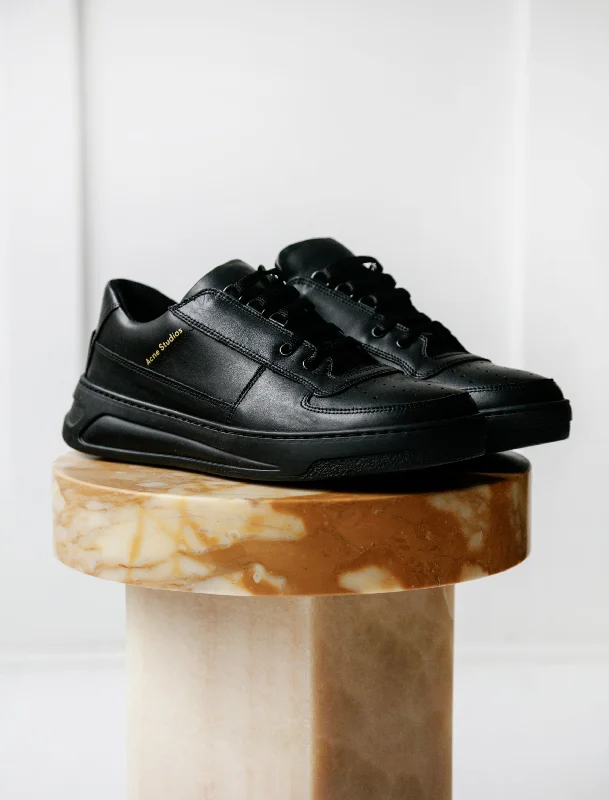 Men's Flexible Sole Shoes Perey Lace Up Black