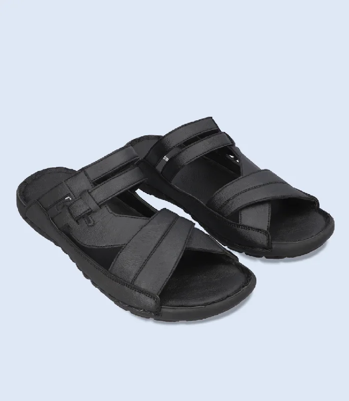 Men's Elegant Shoes BM5990-BLACK-Men Slipper
