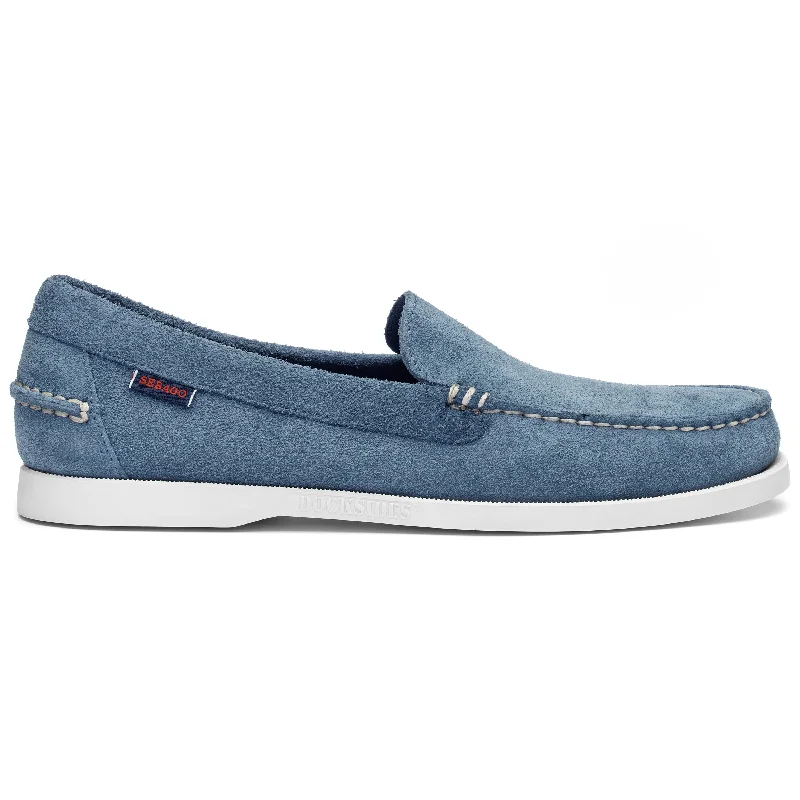 Men's Flexible Shoes Frank Boat Roughout - Indigo