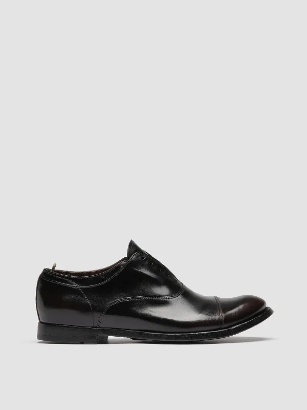 Men's Temperature-Regulating Boots ANATOMIA 08 - Brown Leather Oxford Shoes