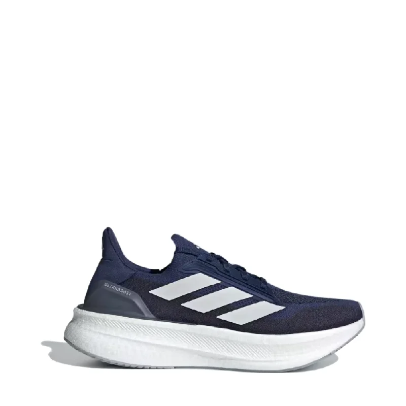 Men's Versatile Boots Adidas Men's Ultraboost 5X Sneaker in Dark Blue/Cloud White/Halo Silver