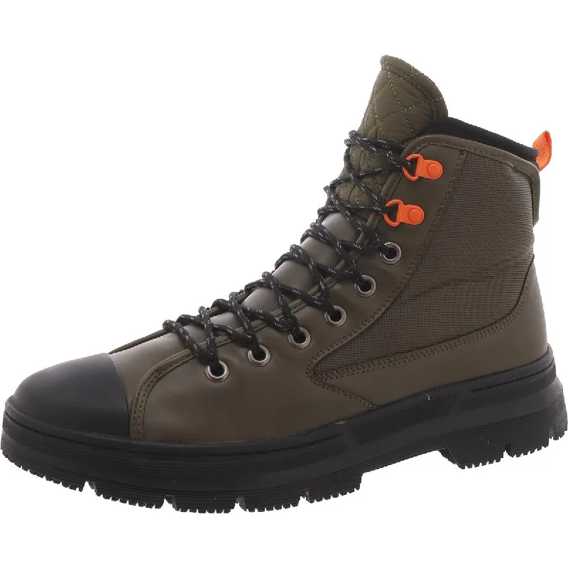Men's Minimalist Boots Steve Madden Mens Fleece Lined Cold Weather Winter & Snow Boots