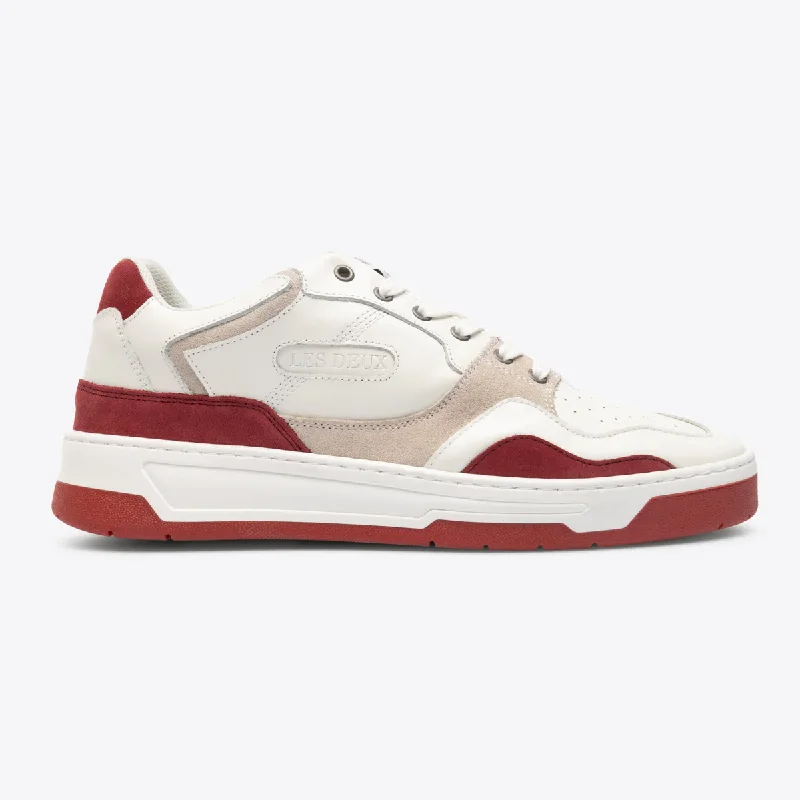 Men's Shock-Absorbing Shoes Will Basketball Sneaker (Ivory + Red)