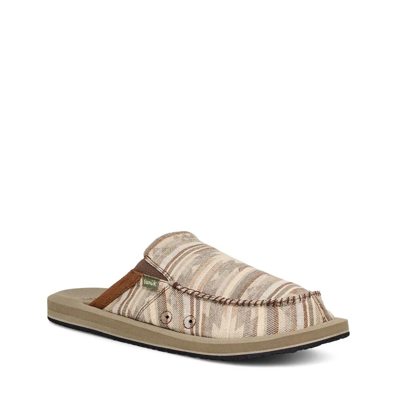 Men's Eco-Friendly Shoes Men's Shoes Sanuk YOU GOT MY BACK BLANKET Loafers 1152889 BROWN MULTI Men's Eco-Friendly Shoes Men's Shoes Sanuk YOU GOT MY BACK BLANKET Loafers 1152889 BROWN MULTI
