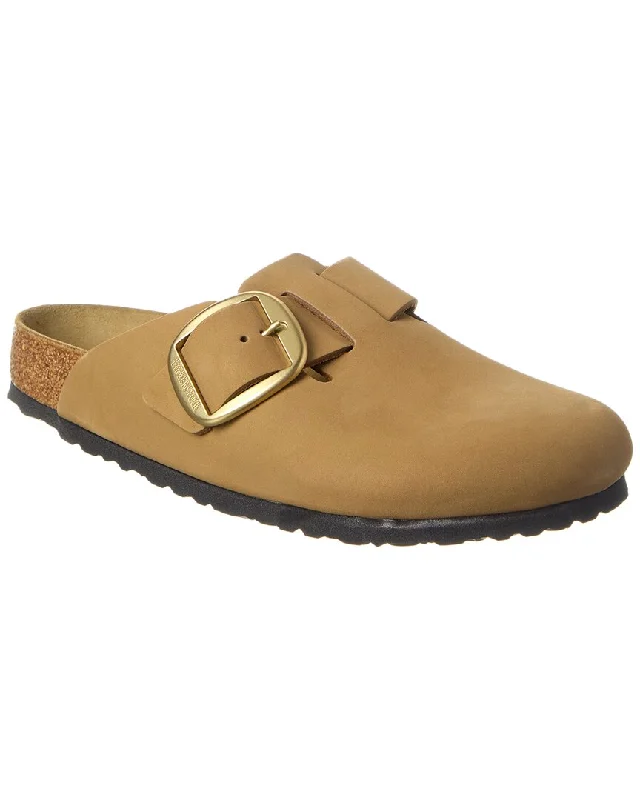 Men's Casual Shoes Birkenstock Boston Big Buckle Leather Clog