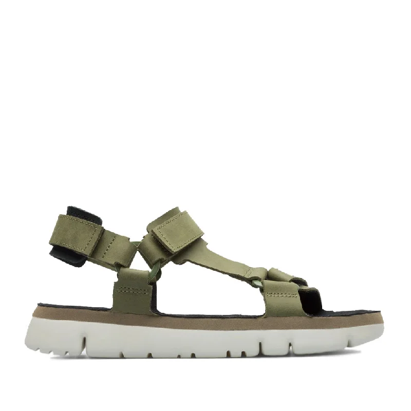 Men's Trendy Shoes Camper Men's Oruga in Green Leather