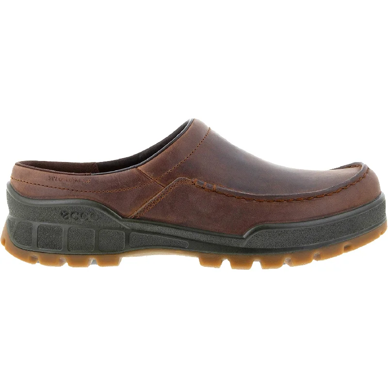 Best Deals On Comfortable Shoes Men's Ecco Track 25 Clog Cocoa Brown Leather