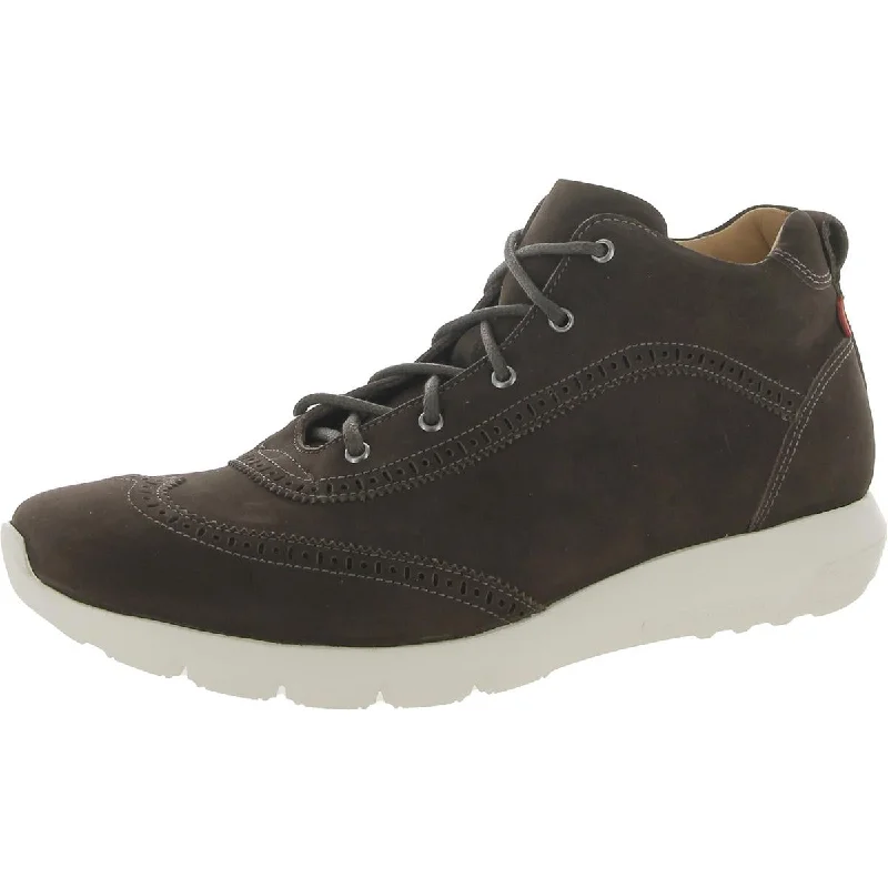 Men's Eco-Friendly Boots Marc Joseph Mens Park Terrace Nubuck Wingtip Ankle Boots