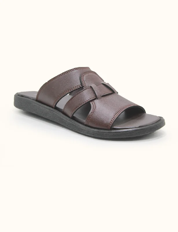 Men's Flexible Sole Shoes Brown | Soft Slippers for Men