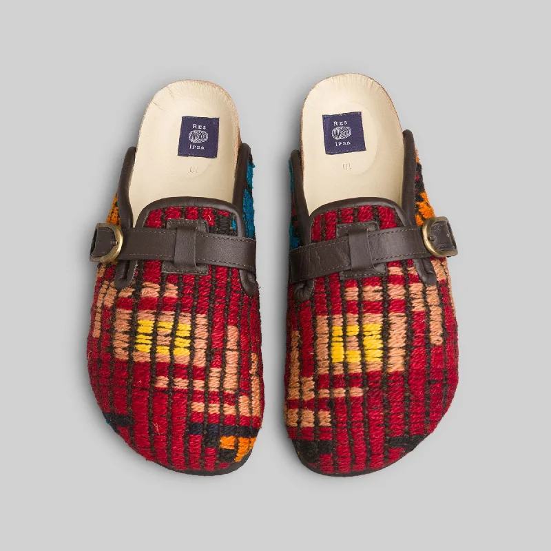 Men's Ergonomic Shoes Men's Kilim Clog Size 10