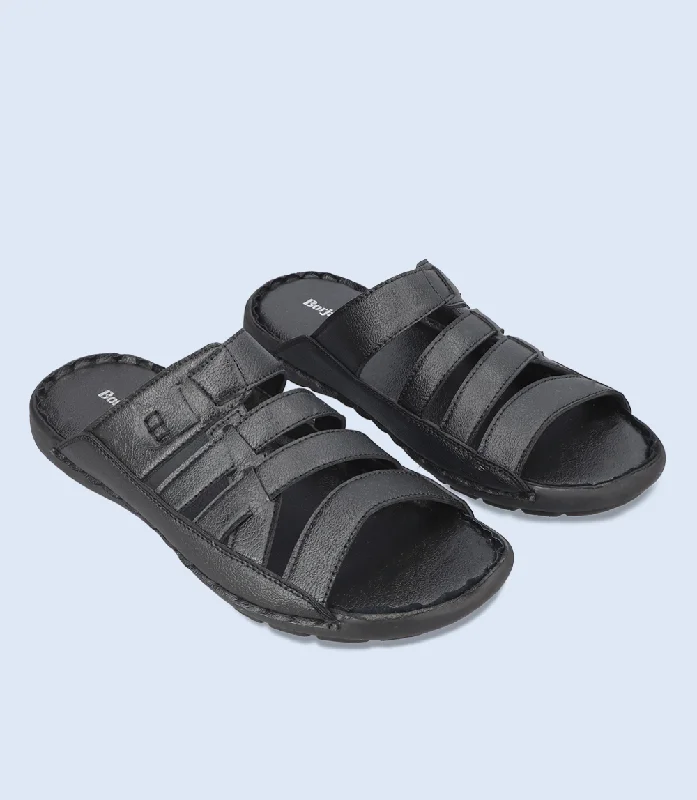 Early Access To Discounted Designer Shoes BM5527-BLACK-Men Slipper
