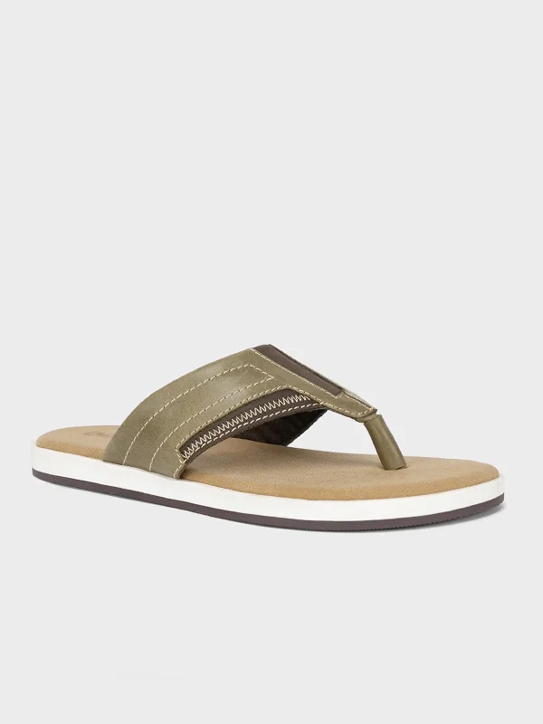 Men's Classic Shoes Mens "RAMSEY" Open Toe Comfy Slippers