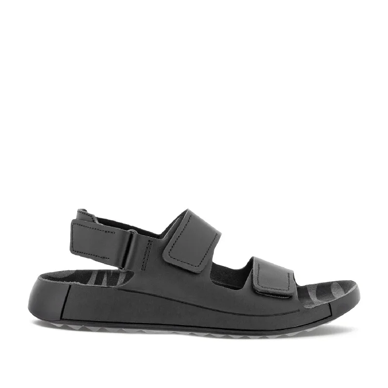 Elegant Shoes For Formal Events ECCO Men's Cozmo Flat Sandal in Black
