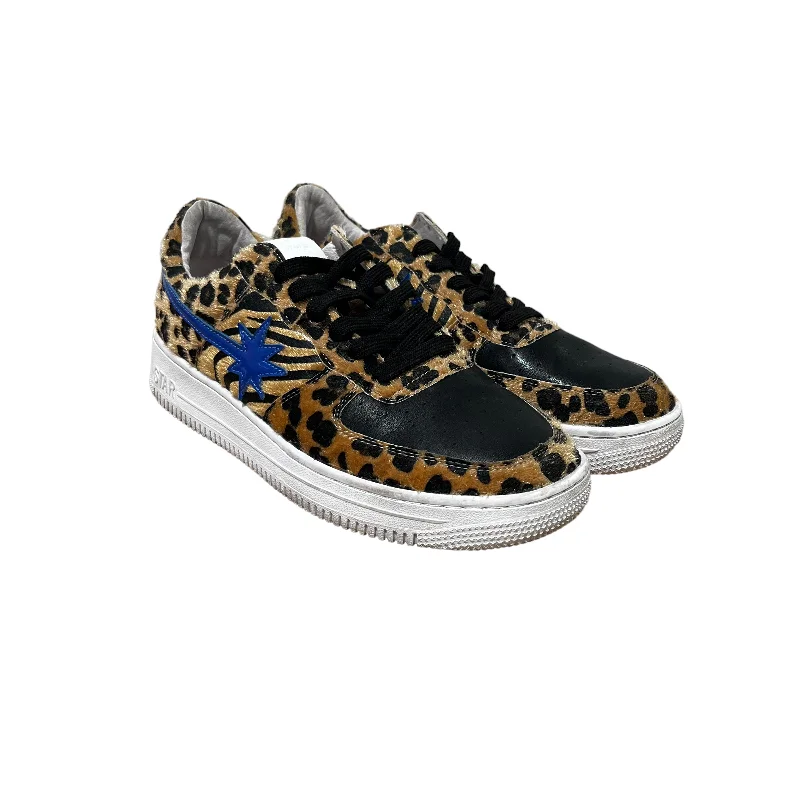Men's Cozy Shoes STAR WALK/Low-Sneakers/US 9/Animal Pattern/Fake Fur/CML/