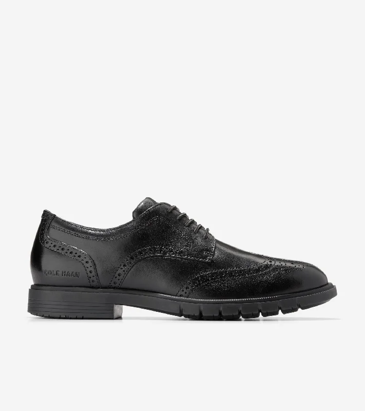 Men's Reinforced Sole Boots Men's GrandFlex Dress Wingtip Oxford