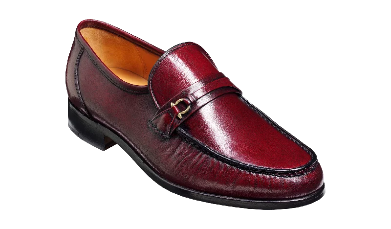Men's Flexible Shoes Wade - Burgundy Kid