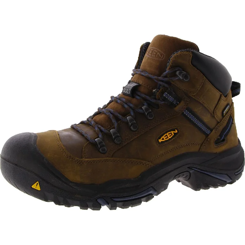 Men's Breathable Shoes Keen Mens Logandale Leather Steel Toe Work & Safety Boots