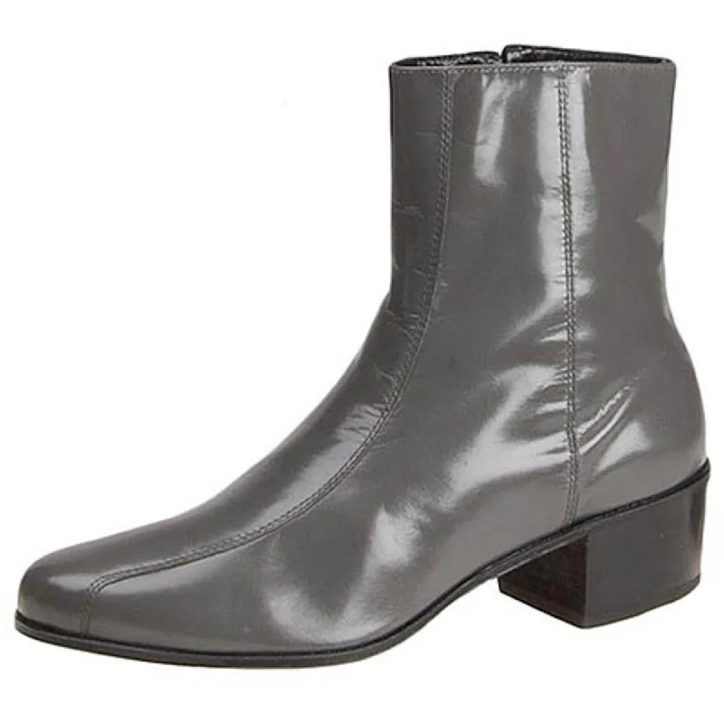 Men's Breathable Boots Duke  Mens Leather Bike Toe Ankle Boots